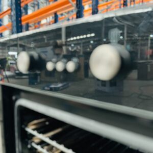 Horno de empotrar con detalles