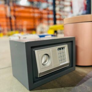 Lote x2: Caja fuerte y Papelera inteligente