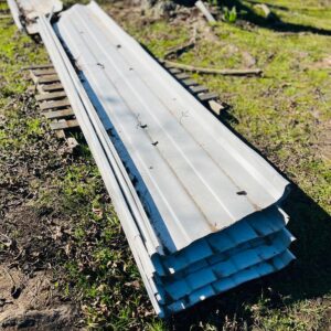 Lote x10 chapas tipo autoportantes 3,00x0,50 m (aprox)