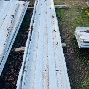 Lote x10 chapas tipo autoportantes diferentes 3,30 a 3,50 m aprox (ancho 50cm)