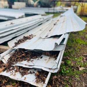 Lote x10 chapas y recortes tipo autoportantes 2,50 a 3,60 m aprox (ancho 50 cm)