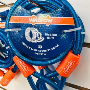Lote x4: candados para bici 120 cm 20 mm y cadenas 10x1500 mm