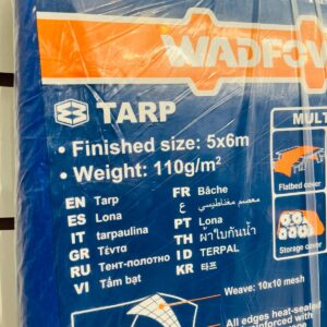 Lona Wadfow 5x6m, color azul