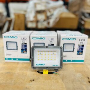 Lote x12 focos reflectores led policalido 20W OMIO