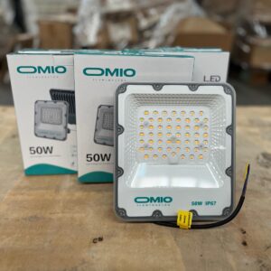 Lote x5 reflectores led policalido 50W OMIO