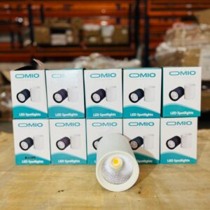 Lote x10 spot de techo led 20W luz blanca, en aluminio OMIO