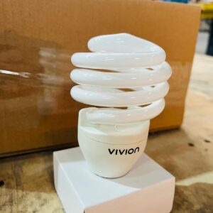 Lote x20 lámparas espiral luz cálida 23W VIVION
