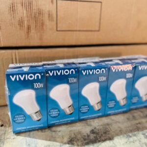 Lote x100 lámparas 100W VIVION