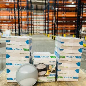 Lote x18 tortugas para patio led 15W VIVION