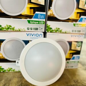 Lote x12 tortugas para patio, luz fría 8W VIVION