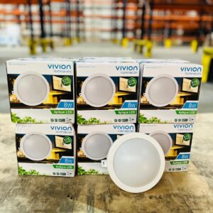 Lote x15 tortugas para patio, luz fría 8W VIVION