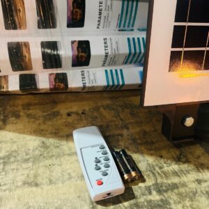 Lote x8 focos de patio solares led 60W OMIO