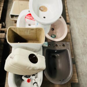 Lote x7 u: inodoro, cisterna, bidet y otros