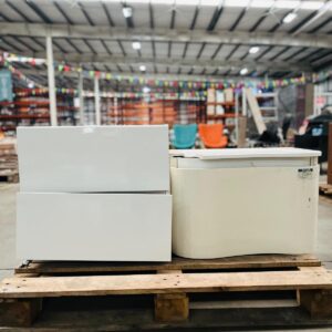 Lote x2 muebles de baño + bacha en vidrio