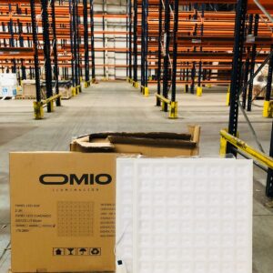 Lote x8 paneles cuadrados 48W, 60x60 cm OMIO