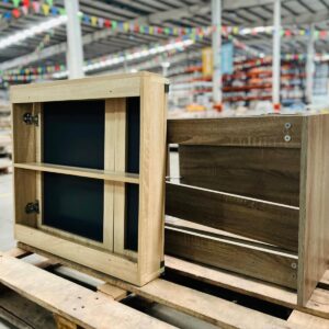 Lote x2 u: mueble de baño y botiquín en MDF