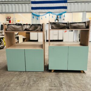 Lote x2 muebles organizadores
