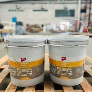 Lote x2 baldes de carpincol 23 kg Afix: adhesivo para pisos vinílicos