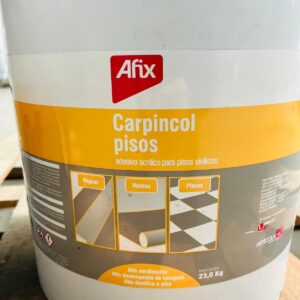 Lote x2 baldes de carpincol 23 kg Afix: adhesivo para pisos vinílicos