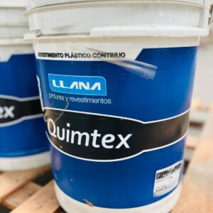 Lote x2 baldes de revestimiento plástico continuo 27kg Quimtex