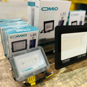 Lote x9 focos led varios W: 10W, 20W, 50W OMIO