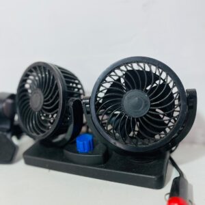 Lote x4: parlantes, ventilador de auto y porta celular
