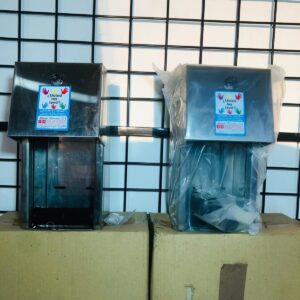 Lote x2 portarrollos de baño en acero inoxidable