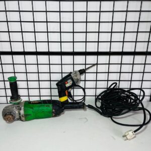 Lote x2: taladro BLACK AND DECKER y amolladora HITACHI.