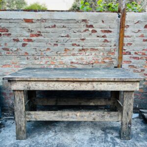 Mesa en madera rústica 1,82x0,94x0,85 m