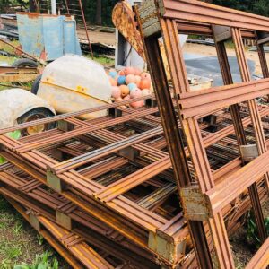 Lote x6 estructuras metálicas 2,26x1,48x0,13m.
