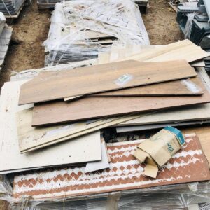 Lote x2 pallet con muestras de cerámicas diferentes