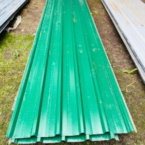 Lote x6 chapas y recortes trapecio: 4,50 x 1,00 m – 2,48 x 1,00 m