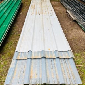 Lote x10 chapas y recortes trapecio: 7,10 x 1,10 m – 6,60 x 1,10 m