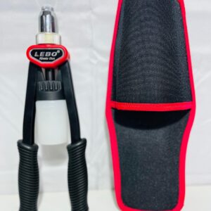 Tijera remachadora con funda
