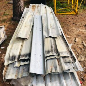 Lote x12 chapas trapecio usadas: 3,20 x1,10 m