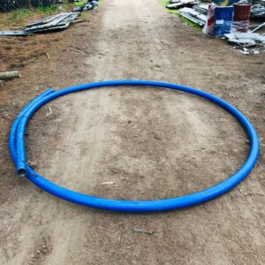 Rollo de plastiducto azul, 3,30m D + 10cm Esp.