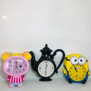 Lote x6 relojes de pared animados