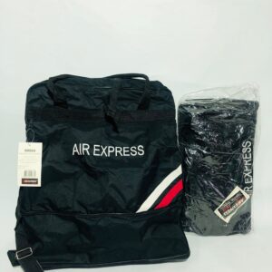 Lote x2 bolsos rodantes, color negro