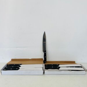 Lote x24 cuchillos con mango negro 8’’