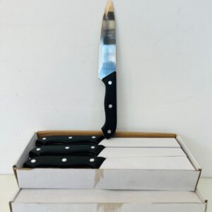 Lote x24 cuchillos con mango negro 6’’