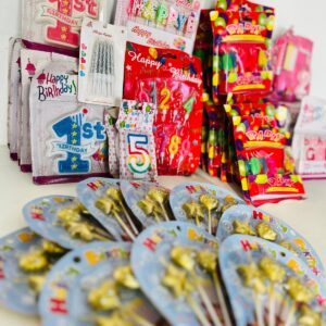 Lote x49 set de velas de cumpleaños