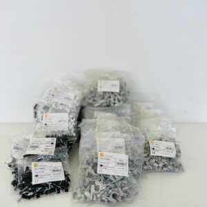 Lote x40 paquetes de clavos sujeta cables (grapas)
