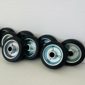 Lote x10 ruedas 10’’, color negro