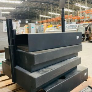 Lote x4 soportes de metal para gaveta