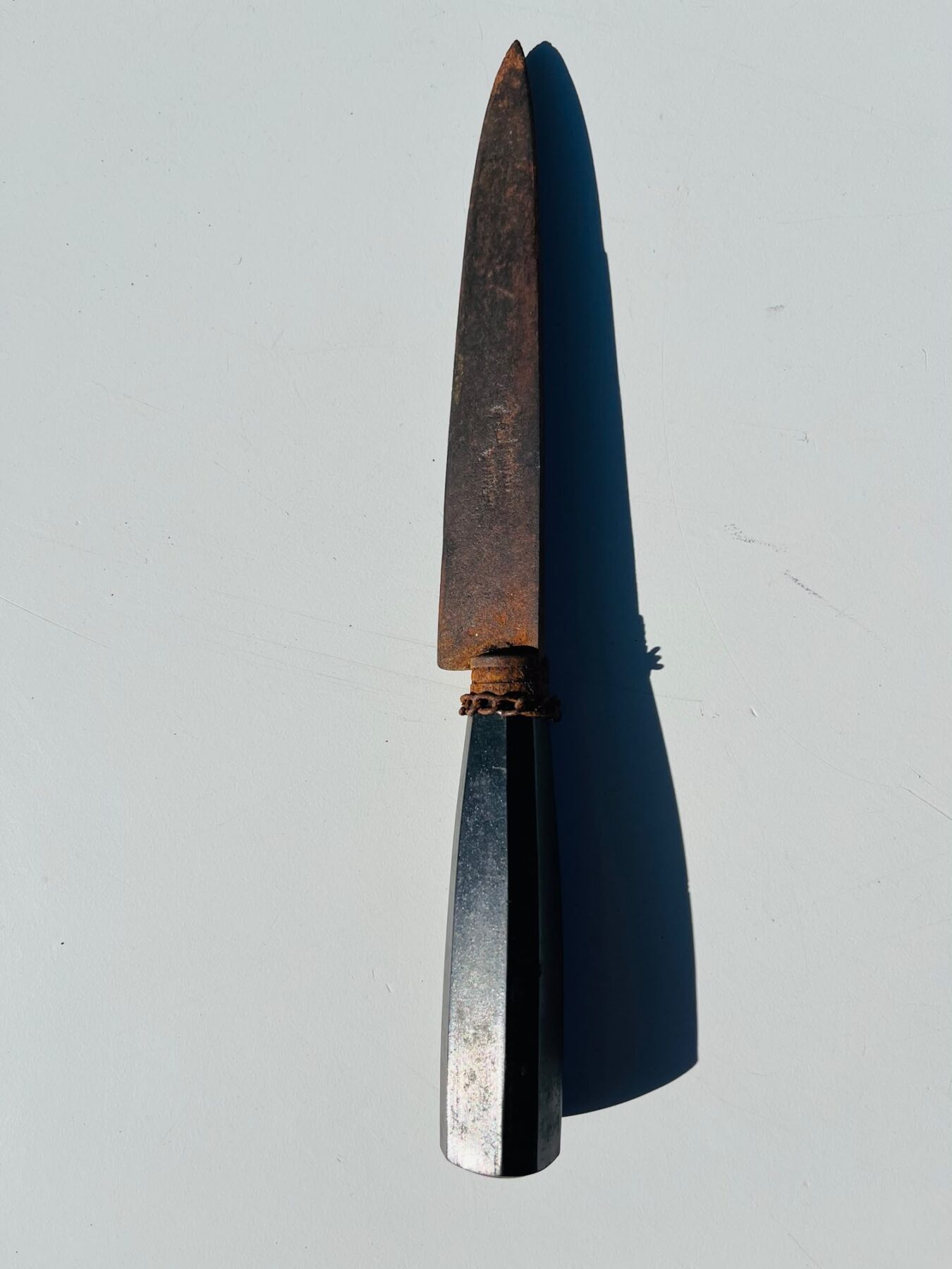 Cuchillo Franz Wenz Solingen , mango negro