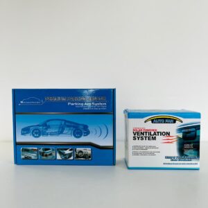 Lote x2: sensor marcha atrás y ventilador para auto