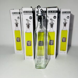 Lote x9 vinagreras de vidrio