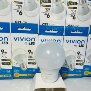 Lote x30 lámparas led Vivion 9w, luz cálida