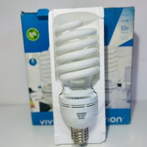 Lote x2 lámparas bajo consumo VIVIAN 80w, luz fría