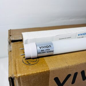 Lote x20 tubo led 8w luz fría, blanco